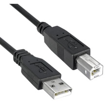 【3021001-03】USB CABLE  2.0 A PLUG-B PLUG  914MM  BLK