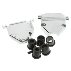 【40-9725HMG】D-SUB BACKSHELL  SIZE DB  180DEG  METAL