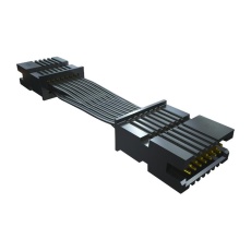 【TFSD-05-28-H-10.00-T-NDS】DISCRETE CABLE  10POS  PLUG-RCPT  254MM