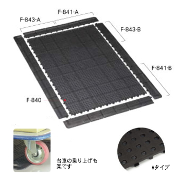 【F-843-A】導電性フロアマット [Aタイプ] 静電気対策