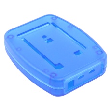 【1593HAMAR3TBU】ENCLOSURE  ARDUINO BOARD  ABS  BLU/CLEAR