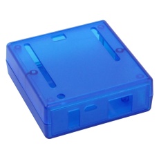 【1593HAMARTBU】ENCLOSURE  ARDUINO BOARD  ABS  BLU/CLEAR