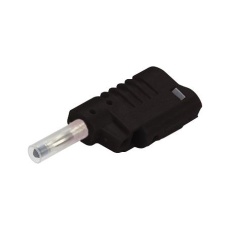 【CT2015-0】4MM BANANA PLUG  RETRACTILE  36A  BLK