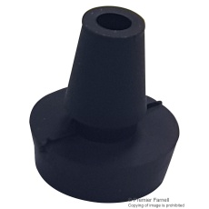 【POF-50185】FEET ROUND TPE PRESS FIT 15.2MM BLK