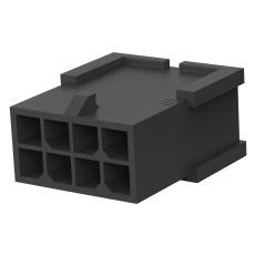 【794616-8】PLUG HOUSING 8POS NYLON 66/6 BLACK