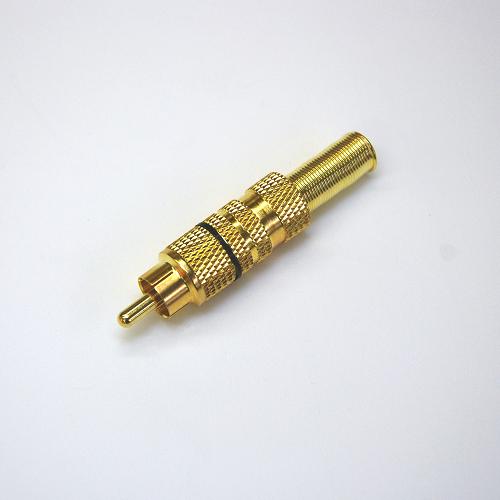 【HS-100】金メッキRCAプラグ