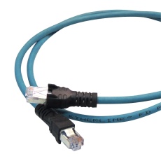 【C5E001F1】PATCH CORD  RJ45 PLUG  CAT5E  TEAL