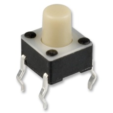 【2-1825910-2】TACTILE SWITCH  SPST  0.05A  24VDC  THT