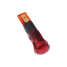 【FL1P-8QJ-2-R12V】LED RED 8MM SNAP 12VAC/DC STK ｣ 99AC2663