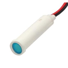 【FL1P-8QW-1-B3V】LED BLU 8MM SNAP 3VAC/DC STK ｣ 99AC2673