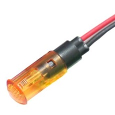 【FL1P-8QW-2-Y2V】LED YEL 8MM SNAP 2VAC/DC STK ｣ 99AC2700