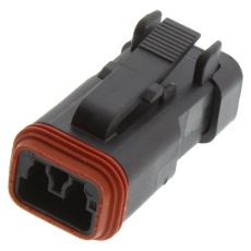 【DT06-2S-EP06】AUTOMOTIVE HOUSING PLUG 2POS 13A