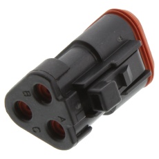 【DT06-3S-EP06】AUTOMOTIVE HOUSING  PLUG  3POS  13A