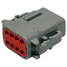 【DTM06-08SA】AUTOMOTIVE HOUSING  PLUG  8POS  7.5A