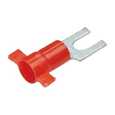 【PV18-6FNB-3K】FORK TERMINAL  NARROW TONGUE  VINYL INSULATED  22 - 18 AWG  #6 STUD SIZE  FUNNEL ENTRY 07AH2301