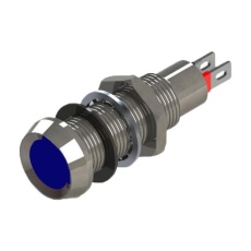 【508-930-23】PANEL INDICATOR  BLUE  8.1MM  28VDC