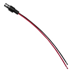 【BU-5200-A-4-0】BNC JACK TO FREE END  BLACK