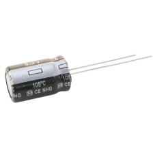 【EEUFR1C121B】リード形アルミ電解コンデンサー 120μF 16V