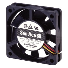 【109P0605M701】AXIAL FAN  60MM  0.3M3/MIN  25DBA  5V