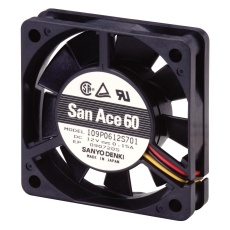 【109P0624H701】AXIAL FAN  60MM  0.4M3/MIN  32DBA  24V