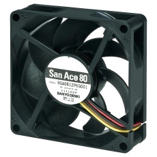【9GA0812P6G001】DC AXIAL FAN  60.78CU.FT/MIN  BALL  80MM