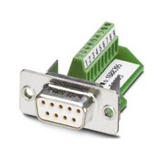 【VS-09-BU-DSUB/9-MPT-0,5】D SUB CONN  RCPT  9WAY  SCREW