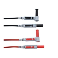 【P01295453Z】TEST LEAD  4MM PLUG- R/A PLUG  2PC