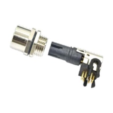 【MSXS-08PFFR-SH7001】SENSOR CONNECTOR  M12  8P  FEMALE  PANEL