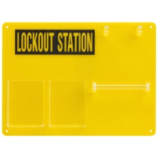【LOCKOUT STATION 5-LOCK BOARD】5-LOCK BOARD  ACRYLIC  393MM X 292MM