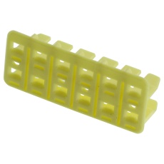 【174662-7】DOUBLE LOCK PLATE PBT YELLOW
