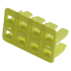 【174983-7】DOUBLE LOCK PLATE PBT YELLOW