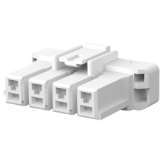 【1376390-1】PLUG HOUSING  4POS  PA 6.6 GF  NATURAL