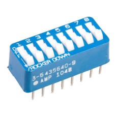【3-5435640-9】DIP SWITCH 8POS SMD