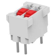 【5161390-2】DIP SW SPST 0.025A 50VDC 2POS THT