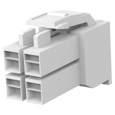 【176273-1】CONNECTOR HOUSING  PLUG  4POS  3.96MM