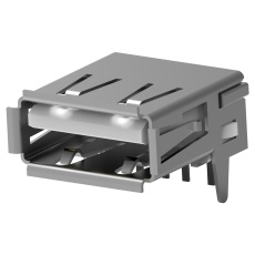 【6364372-2】CONN  USB TYPE A  RCPT  4WAYS  THT