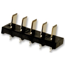【5787444-1】BATTERY CONTACT  BRASS  THROUGH HOLE