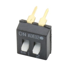 【1825360-1】DIP SWITCH  2POS  SPST  SLIDE