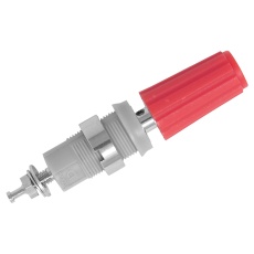 【CT4231-NI-2】SHEATHED BINDING POST  4 MM  RED