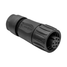 【C016 30D006 110 12】CIRCULAR CONN 7POS RCPT CABLE