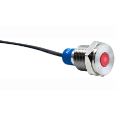 【PVL10FWS14】PILOT LAMP INDICATOR  RED  10.2MM  12V