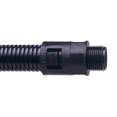 【AL21/M20/A/BL】CONDUIT CONN  STRAIGHT  NYLON 66  21MM