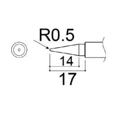 【980-T-B】こて先 B型 PRESTO 984/985用