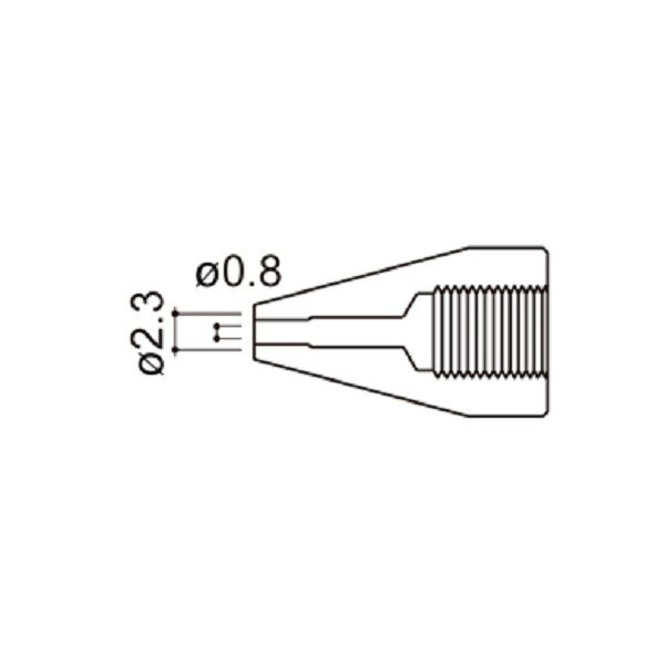 大人女性の 白光 HAKKO 851用 こて先 A1065