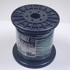 【UL1007AWG24-100MR(GR)】UL1007 耐熱ビニル絶縁電線 緑 100m巻 AWG24