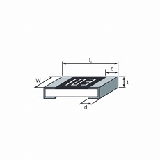 【CR06-104FV】0603角形チップ抵抗器 CR06 100kΩ 0.05W ±1%