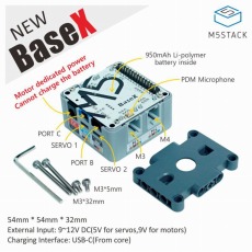 【M5STACK-K037】BaseX