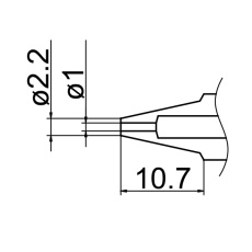 【N1-10】ノズル 1.0mm N1シリーズ