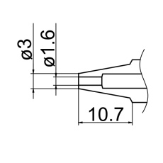 【N1-16】ノズル 1.6mm N1シリーズ