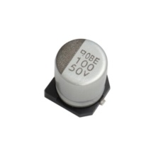 【EMVE630ARA100MF55G】アルミニウム電解コンデンサ(10uF/63V)